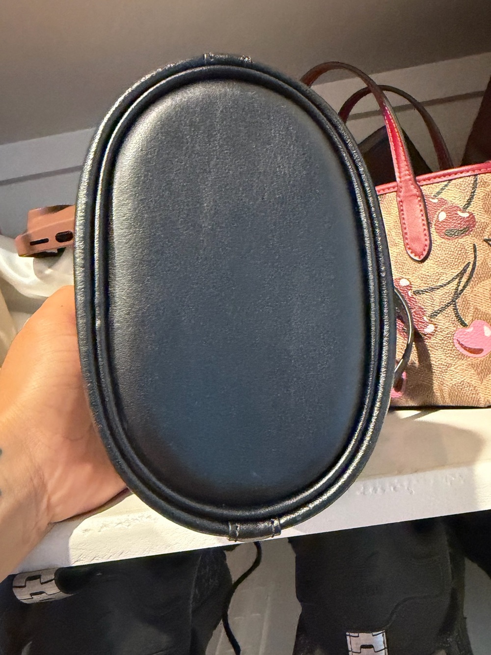 Coach Brown Signature Mini Bucket Bag - Picture 4 of 4